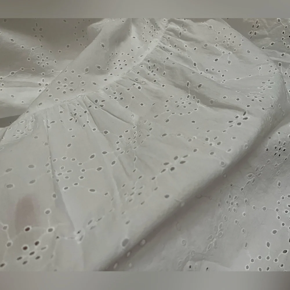 Lilly Pulitzer® Nicole Strapless Eyelet 100% Cotton Fully Lined w/Cotton dress - Picture 12 of 16